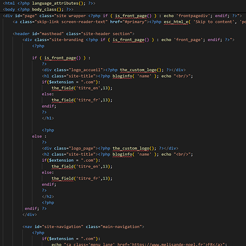 Intégration d'une maquette sous Wordpress pour un Distributeur de produits sidérurgiques